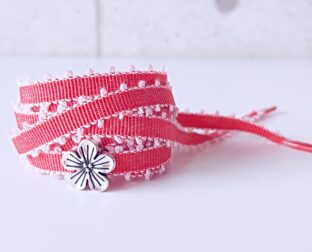 チャーム付シューレース /Handmade