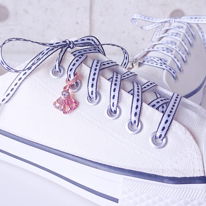 ピンクレースフレアー | My Shoelaces