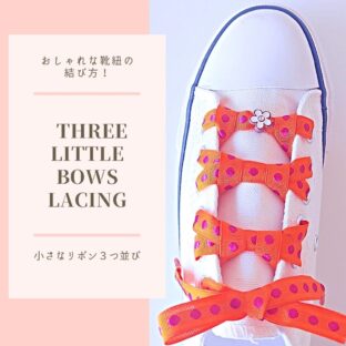 おしゃれな靴紐の結び方 かわいい リボン型編み込み風 My Shoelaces